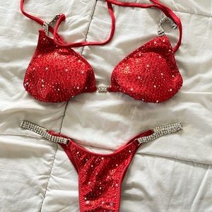 NPC Bikini Red Suit